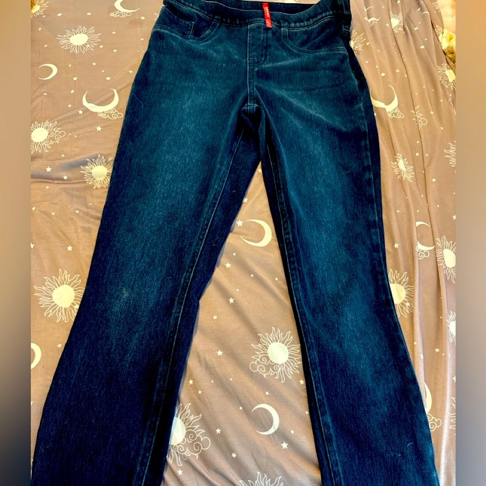Spanx Jean-ish Ankle Leggings | Size S/P | Slimming Denim Jeggings